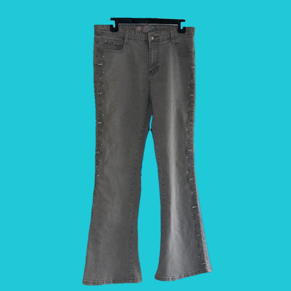 Cute COS embroidered jeans 10